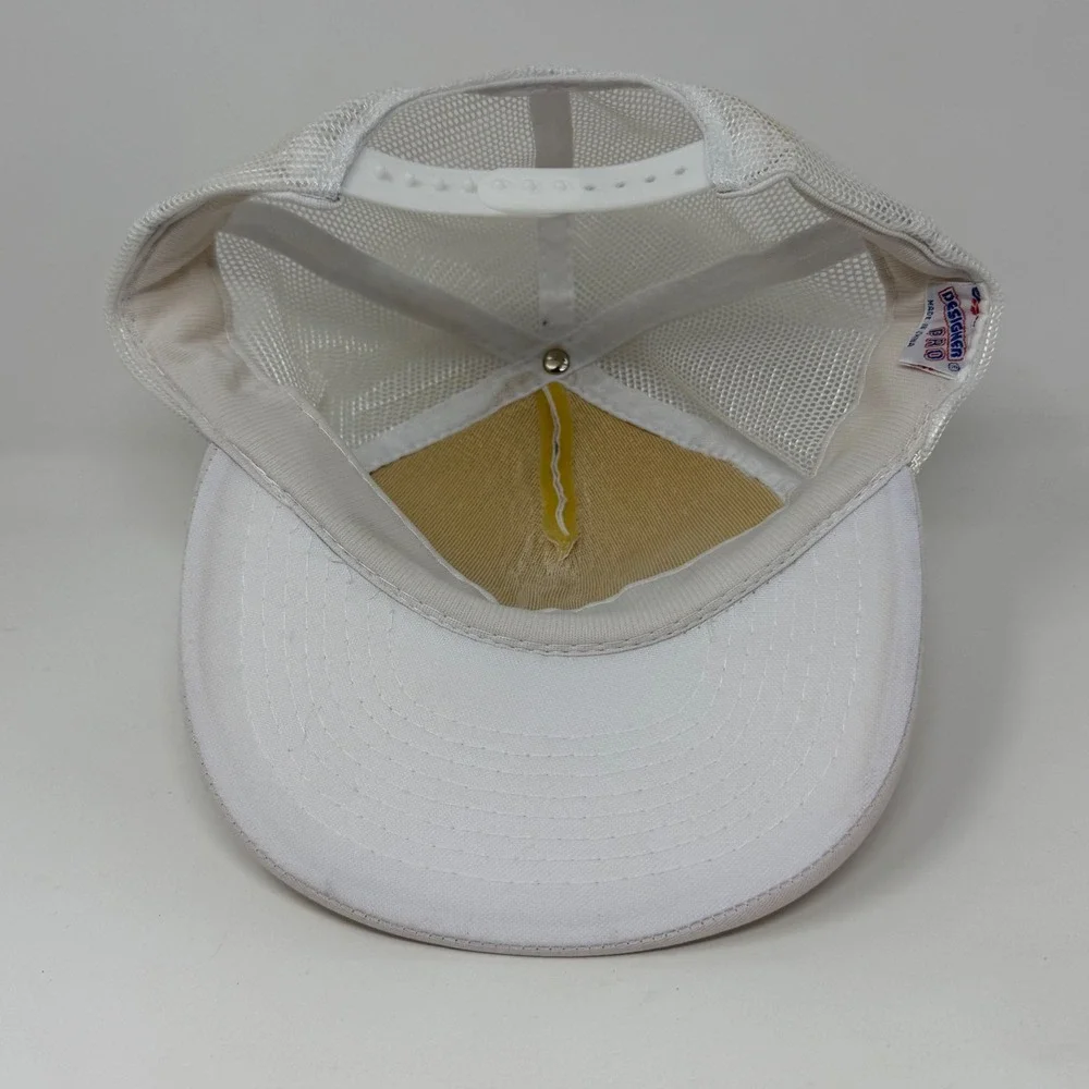 Vintage‎ Designer Pro On Top Of Old Fogey Trucker Hat White Snapback Cap 90s